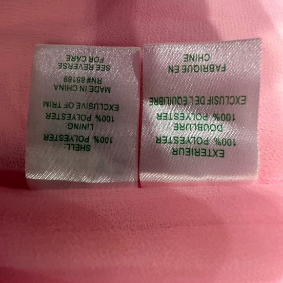 Lilly Pulitzer Strapless Pink and Gold Dress - Picture 7 of 8